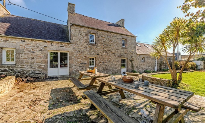 Saint-Pabu Casa | Casa de vacaciones 'Ker Breizh - Saint Pabu - 14 Pers' con terraza privada, jardín privado y Wi-Fi