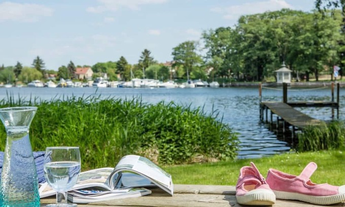 Ferch Casa | Casa de vacaciones 'Klein Seeland' con vistas al lago, terraza privada y Wi-Fi