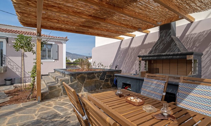 Kilada Casa | Casa de vacaciones 'Koilada Family House 1' con vistas al mar, Wi-Fi y aire acondicionado