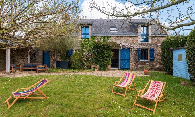 Le Tour-du-Parc Casa | Casa de vacaciones 'L'échappée Belle De L'étier' con vistas al mar, terraza privada y Wi-Fi