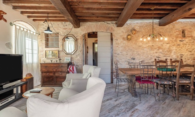 Capannori Casa | Casa de vacaciones 'La Capanna Di Arturo Piano Terra' con vistas a la montaña