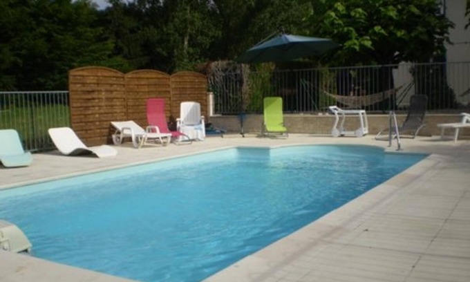 Creysse Casa | Gîte la Rivière accesible PMR con piscina privada, junto al río Dordoña