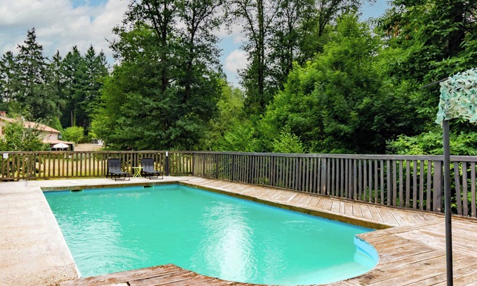 Piegut-Pluviers Casa | Casa de vacaciones 'Les Touilles - Dordogne' con piscina privada, terraza privada y Wi-Fi