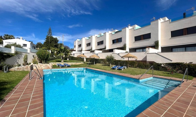 Nerja Casa | Casa de vacaciones 'Luxe Woning, Fuente Del Baden' con vistas al mar y aire acondicionado