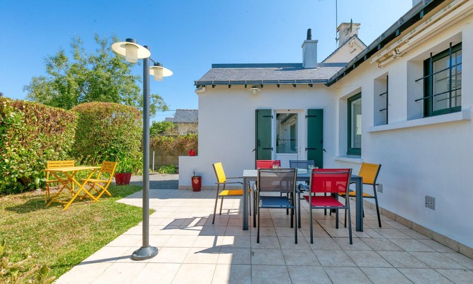 Guerande Casa | Casa de vacaciones 'Maison De Charme' con terraza privada, Wi-Fi y aire acondicionado