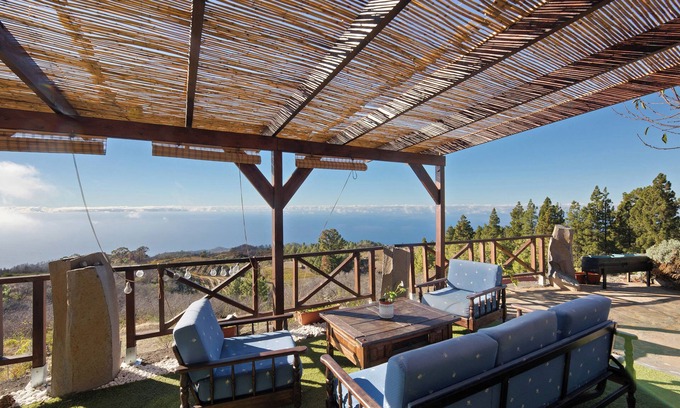 Puntagorda Casa | Casa de vacaciones 'Media Pipa' con vistas al mar, Wi-Fi y aire acondicionado
