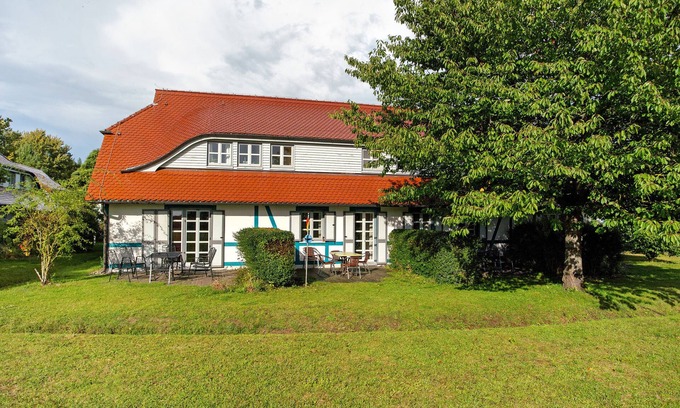 Kreptitz Casa | Casa de vacaciones 'Meerforelle' con terraza compartida y Wi-Fi