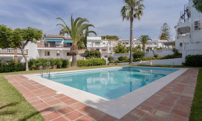 Caleta de Velez Casa | Casa de vacaciones "Mi Casa" con Wi-Fi, jardín, terraza y piscina compartida