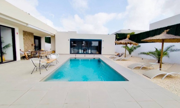 Calasparra Casa | Casa de vacaciones 'Oasis Lovft' con vistas a la montaña, Wi-Fi y aire acondicionado