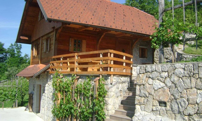 Srednje Grcevje Casa | Casa vacacional en el viñedo, rústico, con chimenea