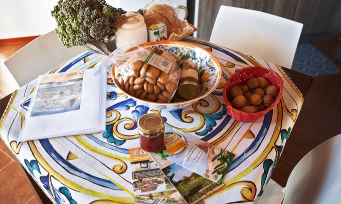 Motta d'Affermo Apartamento | Casa de vacaciones 'Paese Albergo - Arconides' con vistas al mar, balcón y Wi-Fi