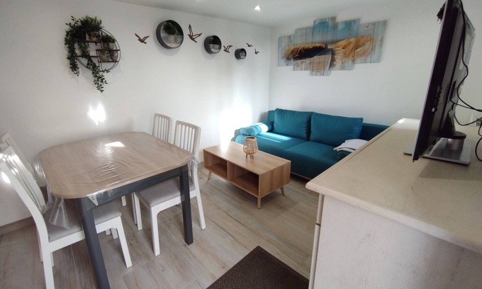 Huille Casa | Casa de vacaciones 'Petit Gîte Bleu' con Wi-Fi