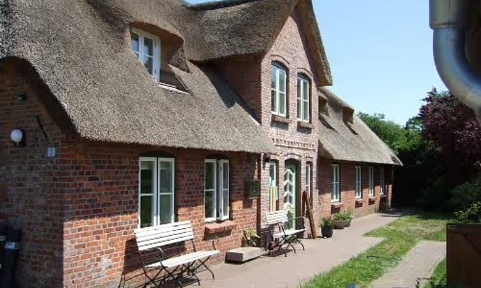 Witzwort Casa | Casa de vacaciones 'Reetdachhaus Auf Eiderstedt' con terraza privada y Wi-Fi