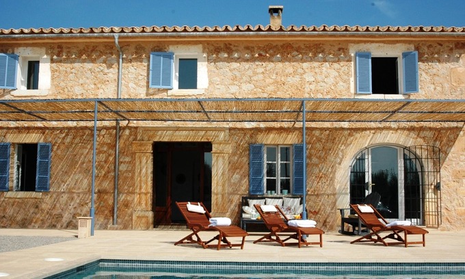 Lloseta Casa | Casa de vacaciones 'Son Pelai Menut' con vistas a la montaña, Wi-Fi y aire acondicionado