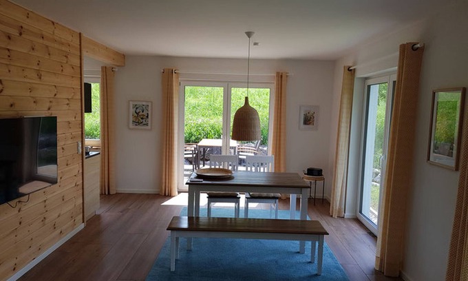 Salem Casa | Casa de vacaciones 'Sonnenweide, 85qm' con terraza privada, jardín compartido y Wi-Fi