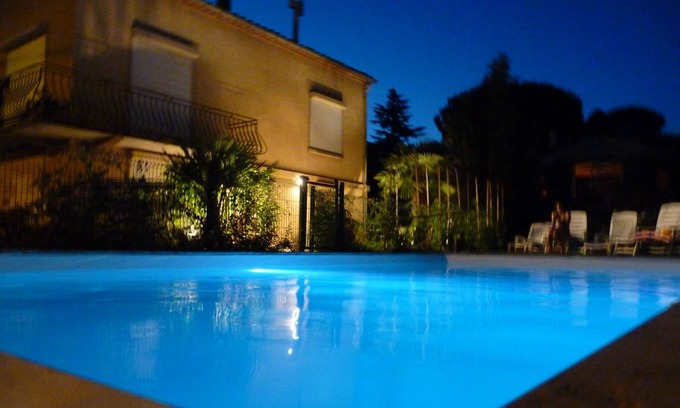 Carcassonne Cabaña | Casa rural en villa - Pool & Spa - Hermosa vista Carcassonne - wifi