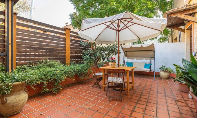 Capoterra Casa | Casa de vacaciones 'Su Pardu' con terraza privada y jardín privado