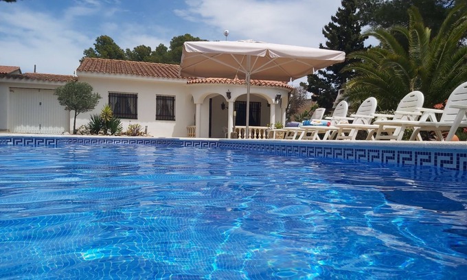 Les Tres Cales Casa | Casa de vacaciones 'Villa Sahra' con vistas a la montaña, Wi-Fi y aire acondicionado
