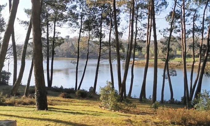 Vannes Villa | Casa de vacaciones 'Villa du Golfe - Vue Mer' con vistas al mar, terraza privada y Wi-Fi