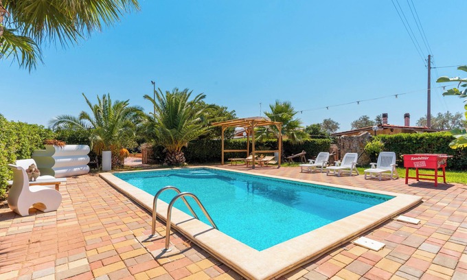 Galatone Casa | Casa de vacaciones 'Villa Relax' con piscina compartida y Wi-Fi