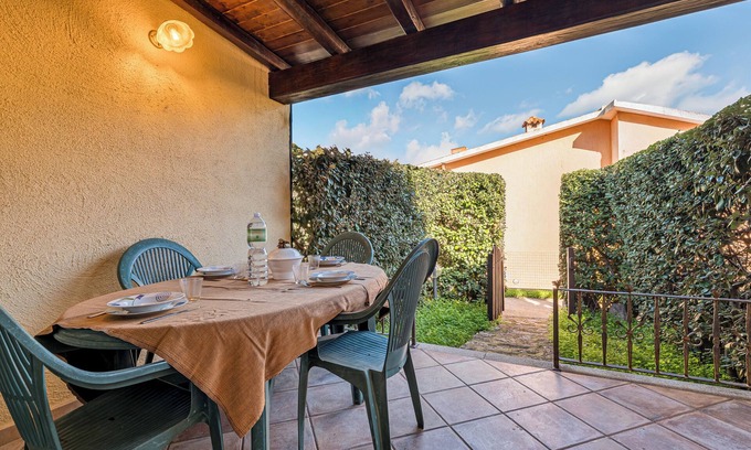 San Teodoro Casa | Casa de vacaciones 'Villetta Lu Lioni' con terraza privada, jardín privado y aire acondicionado