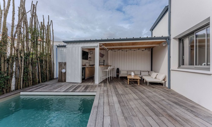 Eysines Casa | Casa de vacaciones 'Maison De Vacances Avec Piscine' con piscina privada, Wi-Fi y aire acondicionado