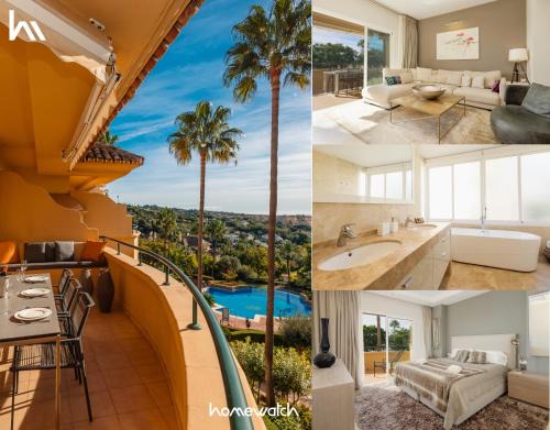 Elviria Apartamento | Holiday home, with sea views, south facing and close to the golf course and the beach, in Elviria Hills