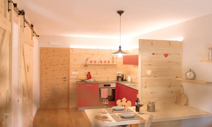 Aldino Apartamento | Casa de vacaciones "Wold Wieserhof" con vistas a la montaña, balcón y jardín compartido