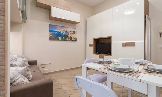 Giovinazzo Casa | Casa de vacaciones 'Zelda Casa Vacanza' con balcón, Wi-Fi y aire acondicionado