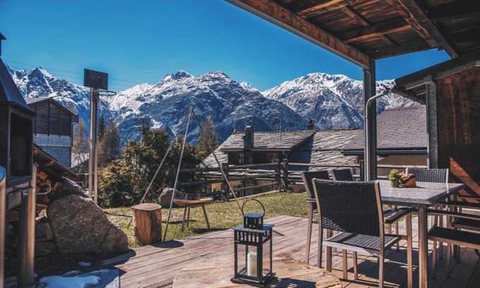 Graechen Casa | Casa de vacaciones Grächen para 1 - 4 personas con 2 dormitorios - Casa de vacaciones