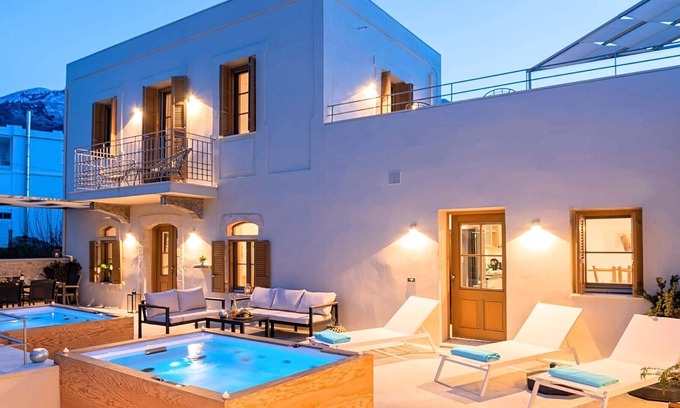 Kournas Casa | Casa de vacaciones Kourna para 1 - 14 personas con 6 dormitorios - Casa de vacaciones