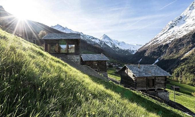 Evolene Chalet De Esquí | Casa de vacaciones La Forclaz VS para 1 - 6 personas con 3 dormitorios - Edificio histórico