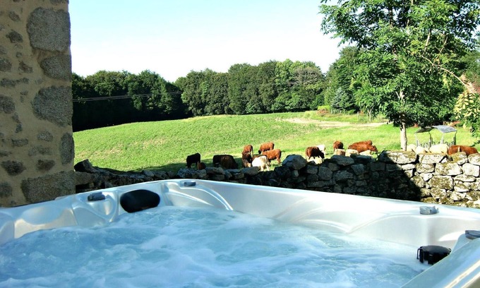 Roumegoux Casa | Casa de vacaciones Le Rouget para 4 personas con 2 dormitorios - Casa adosada