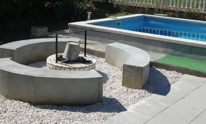 Balatonszarszo Casa | Casa de vacaciones con piscina, casa 1 con piscina Precio básico hasta 5 pers. Ocupación.