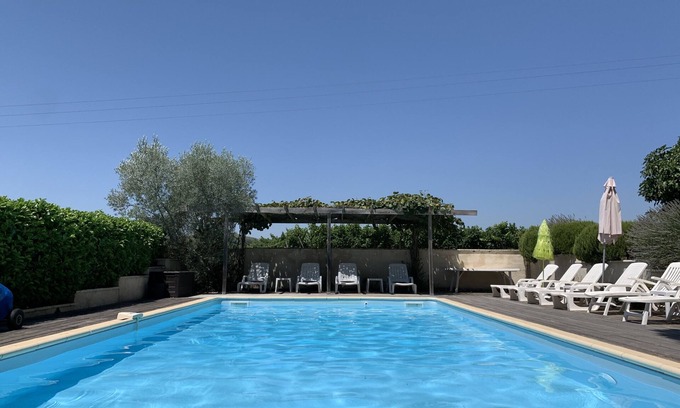 Rabastens Casa | Casa con piscina cerca de Toulouse para 8 personas