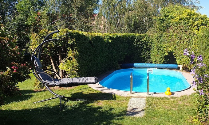 Rosenbach Casa | Casa de vacaciones con piscina privada en la hermosa Alta Lusacia