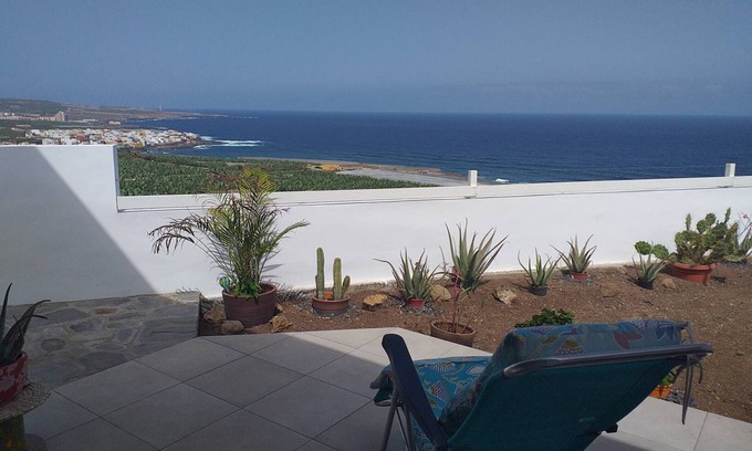 Garachico Casa | Casa de vacaciones con vistas al mar, costa y montaña en el verde norte de Tenerife