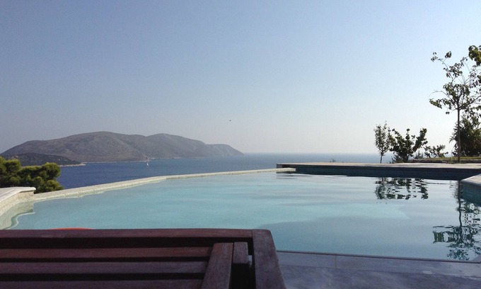 Atsitsa Casa | Casa de vacaciones con piscina de agua salada y playa privada en un lugar maravilloso y tranquilo