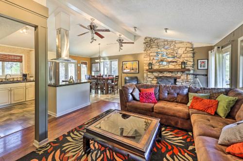 Eureka Springs Casa | Holiday Island Home Hot Tub and Wood Stove!