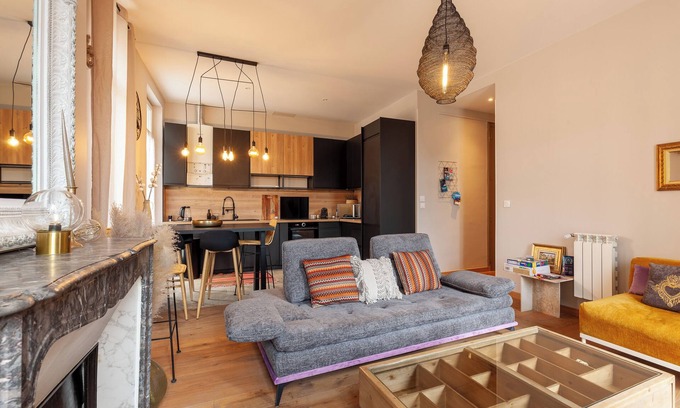Le Chapitre Apartamento | Alquiler de vacaciones, apartamento familiar para 7 personas con balcón y Wi-Fi