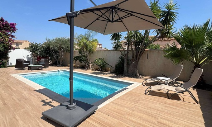 Le Grau-Du-Roi Casa | Holiday villa Port Camargue swimming pool wifi air conditioning