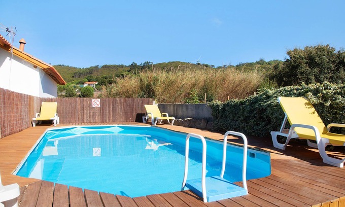 Nazare Villa | Villa de vacaciones "Refúgio Alma Quinta Piscina Priv" con piscina, Wi-Fi y terrazas