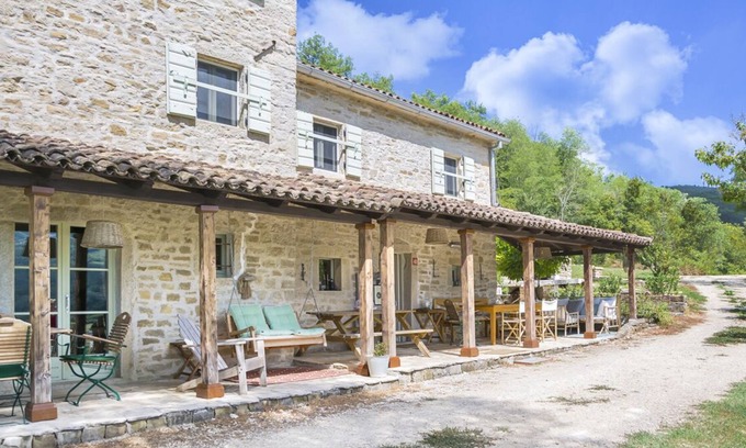 Sveti Bartol Villa | Villa de vacaciones con vistas estilo rústico