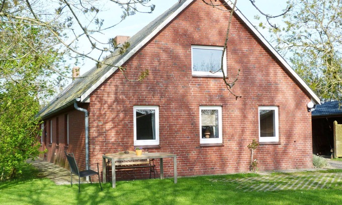 Hattstedtermarsch Apartamento | Vacaciones directamente detrás del dique en el apartamento en el Ferienhof Kohn