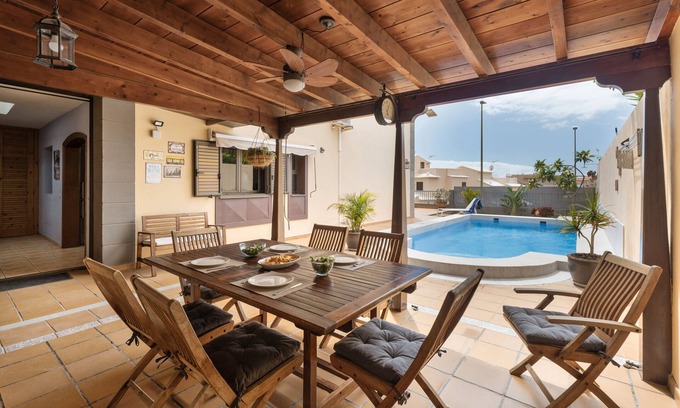 Candelaria Casa | Vacaciones 'El Chocito' con Piscina Privada, Wi-Fi y Aire Acondicionado