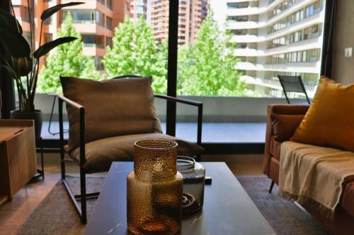 Apoquindo Apartamento | HOM I Espectacular Depto 2D2B 4 PAX Las Condes