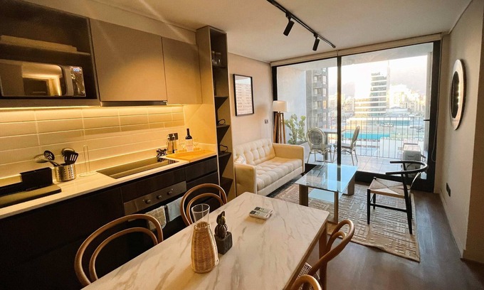 Nunoa Apartamento | HOM I Moderno Depto 2D2B 4PAX, Parking Nunoa