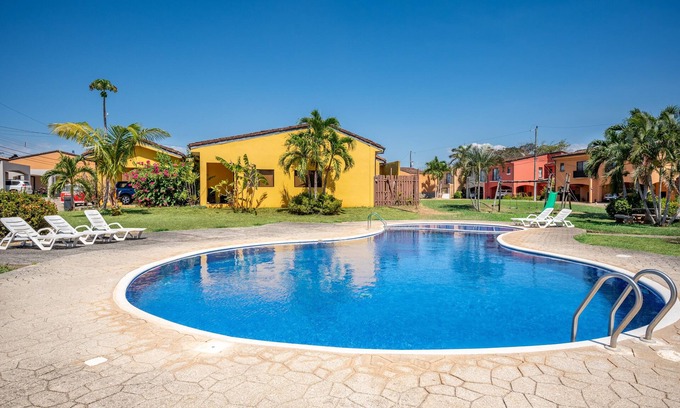 Villarreal Casa | Home in a gated community with outdoor pool, patio, grill, streaming, W/D, & AC