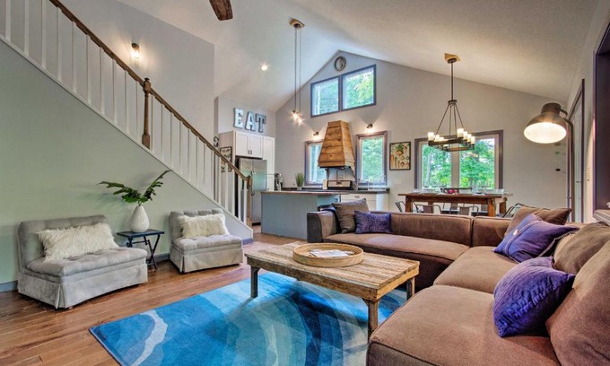 Fairview Casa | Home with Deck and Game Room - 8 Mi to Asheville