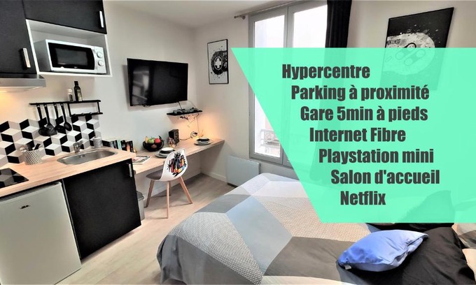 Centre Ville Apartamento | Home&Work 101 - HYPERCENTRE - Parking à proximité